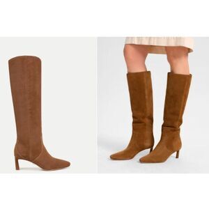 Veronica Beard Kinna Tall Boot Suede Knee-High Boot Hazelwood 7.5 NIB 798